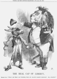'The Real Cap of Liberty', 1871. Artist: Joseph Swain
