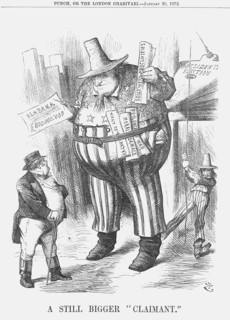 'A Still Bigger Claimant', 1872. Artist: Joseph Swain