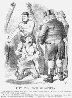 'Pity the Poor Garotters!', 1872. Artist: Unknown