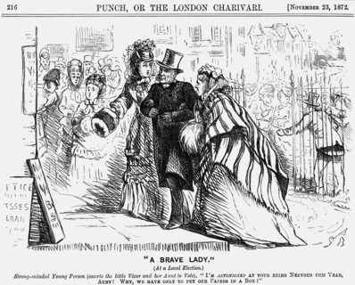 A Brave Lady, 1872. Artist: Unknown