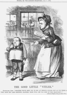 'The Good Little "Vitler"', 1874.  Creator: Joseph Swain.