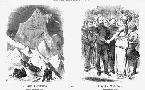 'A Cold Reception and A Warm Welcome', 1876. Artist: Joseph Swain