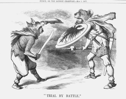 'Trial by Battle', 1877. Artist: Joseph Swain