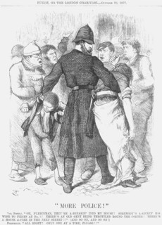 More Police!, 1877. Artist: Joseph Swain