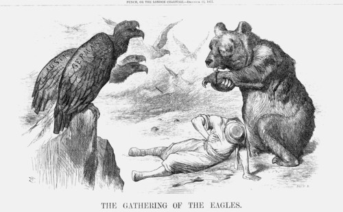 'The Gathering of the Eagles', 1877. Artist: Joseph Swain
