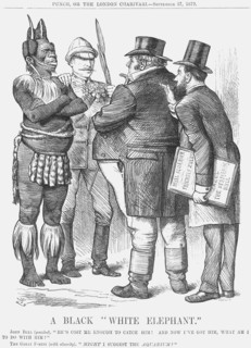 'A Black White Elephant', 1879. Artist: Joseph Swain