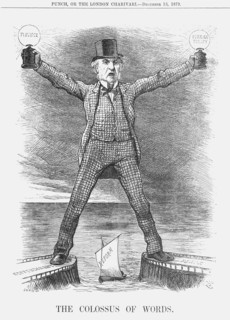 'The Colossus of  Words', 1879. Artist: Joseph Swain