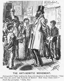 'The Anti-Semitic Movement', 1881. Artist: Unknown