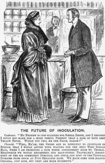 'The Future of Inoculation', 1881. Artist: Unknown