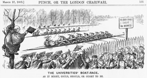 'The Universities' Boat-Race', 1883. Artist: Unknown