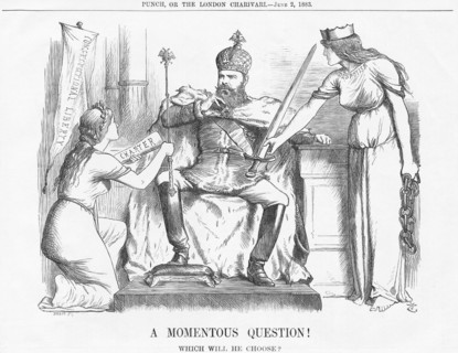 'A Momentous Question!', 1883. Artist: Joseph Swain