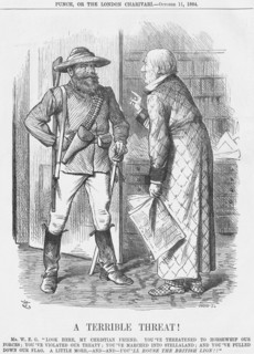 'A Terrible Threat!', 1884. Artist: Joseph Swain