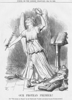 'Our Protean Premier!', 1885. Artist: Joseph Swain