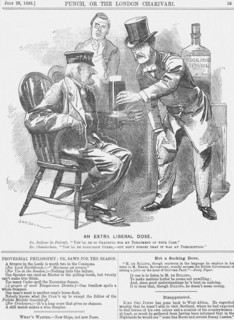 'An Extra Liberal Dose', 1885. Artist: Unknown