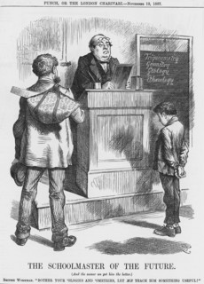 'The Schoolmaster of the Future', 1887. Artist: Joseph Swain