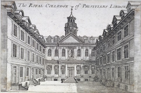 College of Physicians, London, c1710 Artist: Anon