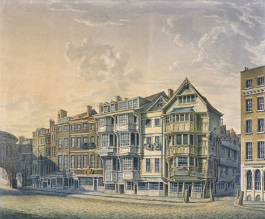 Fleet Street, London, 1798 Artist: William Capon