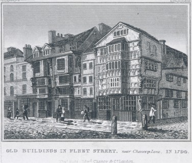 Fleet Street, London, 1828. Artist: Anon