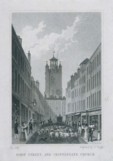Fore Street, London, 1830. Artist: James Tingle