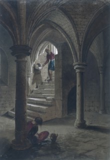 Gerard's Hall, London, 1855. Artist: Percy William Justyne