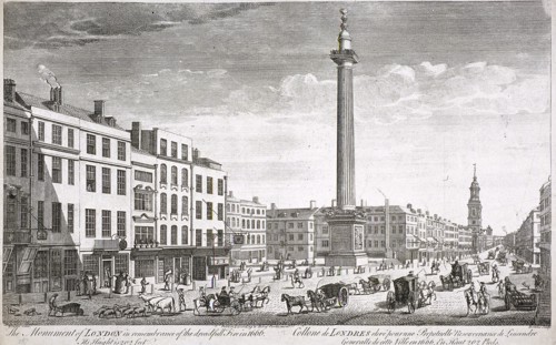 Fish Street Hill, London, c1750. Artist: Thomas Bowles