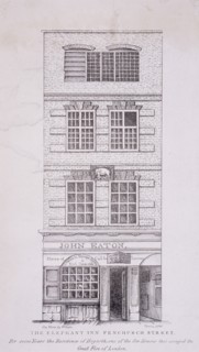Elephant Inn, Fenchurch Street, London, c1815. Artist: Vowles