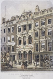 Fleet Street, London, 1861. Artist: Robert Dudley