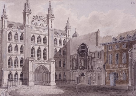 Guildhall, London, 1727. Artist: Anon