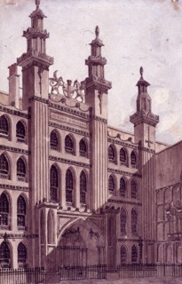 Guildhall, London, c1800. Artist: Charles Tomkins