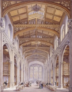 Guildhall Library, London, 1872. Artist: Edwin Thomas Dolby