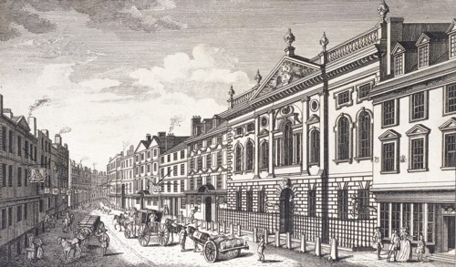 Ironmongers' Hall, Fenchurch Street, London, c1750. Artist: Anon
