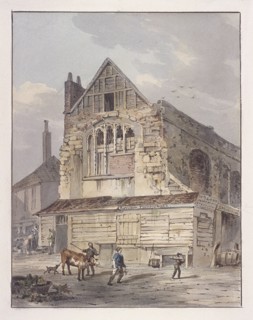 Leadenhall Chapel, London, c1810. Artist: George Shepherd