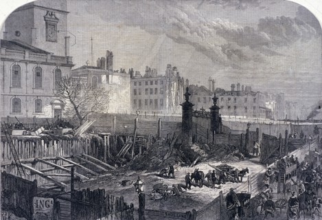 Holborn Viaduct, London, 1867. Artist: RCH