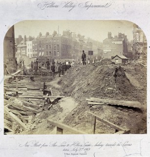 Holborn Viaduct, London, 1869. Artist: Anon