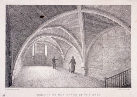 Laurence Pountney Hill, London, c1820. Artist: Charles Burton