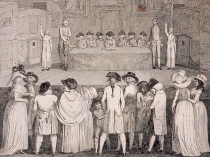 State Lottery at Guildhall, London, c1790. Artist: Anon