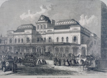 Broad Street Station, Liverpool Street, London, 1865. Artist: Anon