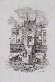 London Bridge (old), London. c1870. Artist: W Hughes