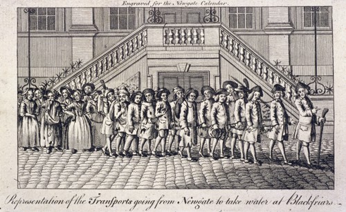 Old Bailey, Newgate Prison, London, c1760. Artist: Anon