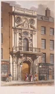 Mercers' Hall, London, 1815. Artist: Anon