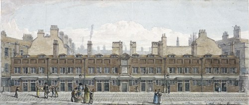 Monkwell Street, London, 1818. Artist: Robert Blemmell Schnebbelie