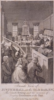 Old Bailey, Sessions House, London, 1794. Artist: Jefferies
