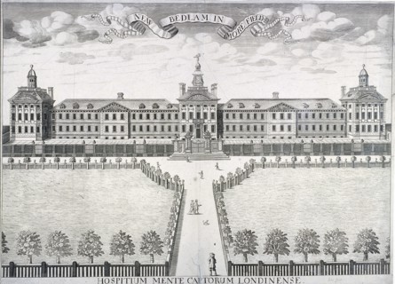 Old Bethlehem Hospital, London, c1714. Artist: Anon