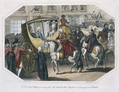 Temple Bar, London, 1804. Artist: AW Warren