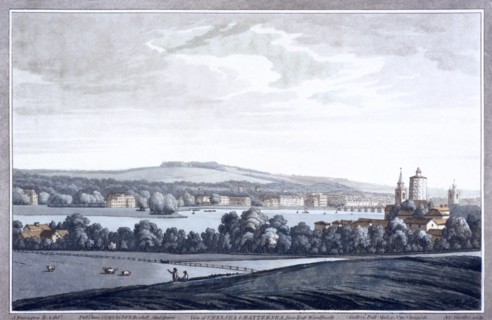 The River Thames at Battersea, London, 1795. Artist: Joseph Constantine Stadler