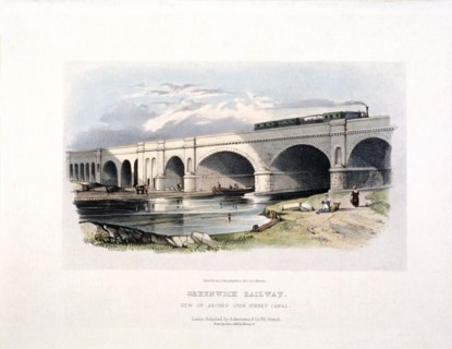 View of the Surrey Canal, Deptford, London, c1840. Artist: Anon