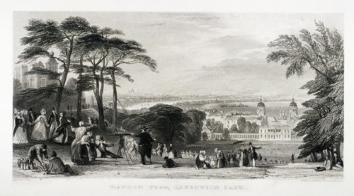 Greenwich Park, Greenwich, London, 1844. Artist: Thomas Abiel Prior