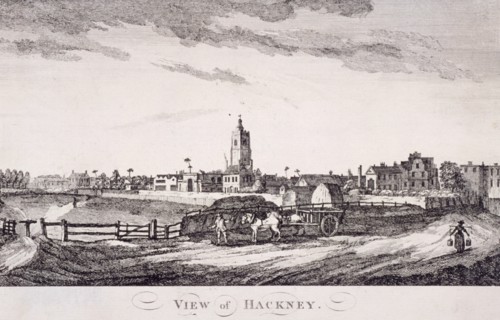 General view of Hackney, London, c1800. Artist: Anon