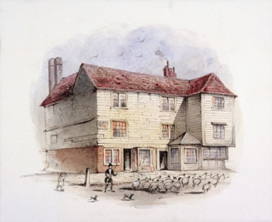 Islington Green, London, c1840. Artist: Frederick Napoleon Shepherd