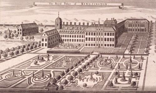 Kensington Palace, Kensington, London, c1750. Artist: Anon